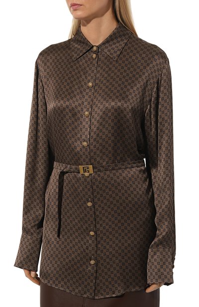 Блузка из вискозы BALMAIN, арт. BF0HS270VD98, фото 3