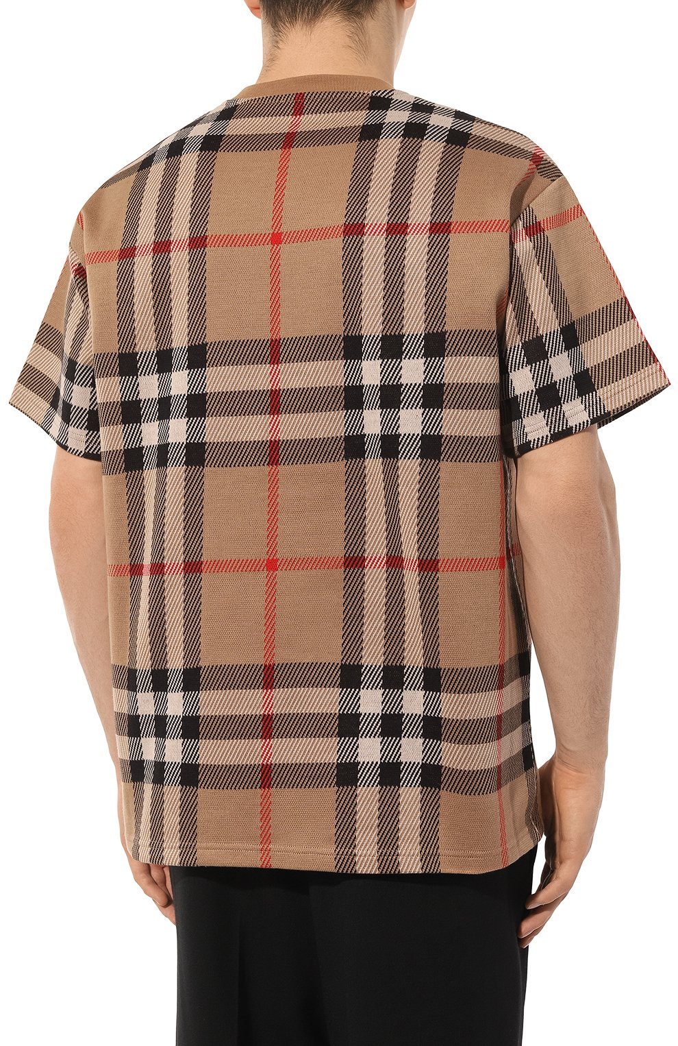 Хлопковая футболка BURBERRY, арт. 8072665, фото 4