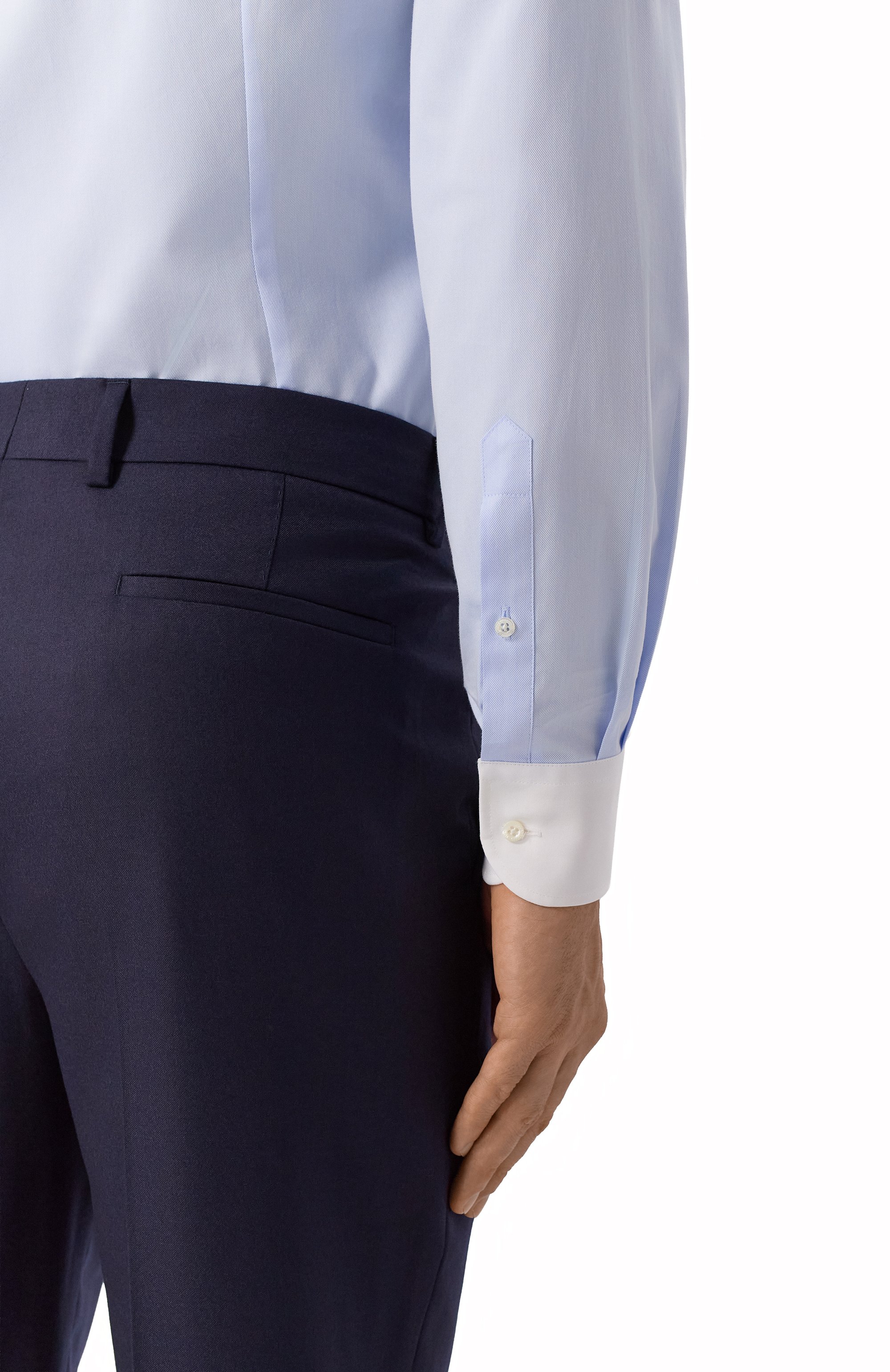 Хлопковая сорочка CORNELIANI, арт. 26P110-2611631, фото 5