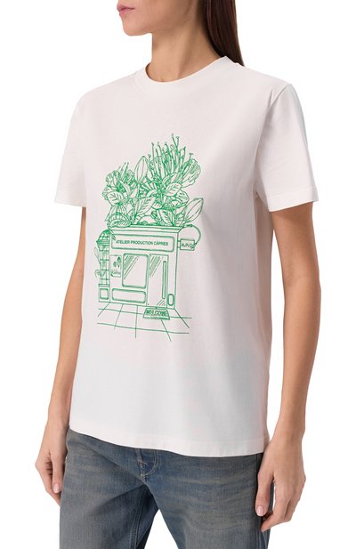 Хлопковая футболка A.P.C., арт. C0GCK-M26449, фото 3