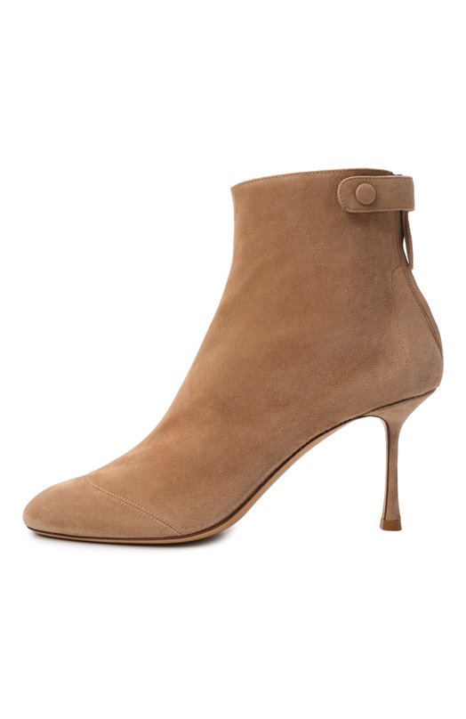 Замшевые ботильоны Francesco Russo R1B830/N201 Бежевый  R1B830/N201 Фото 4