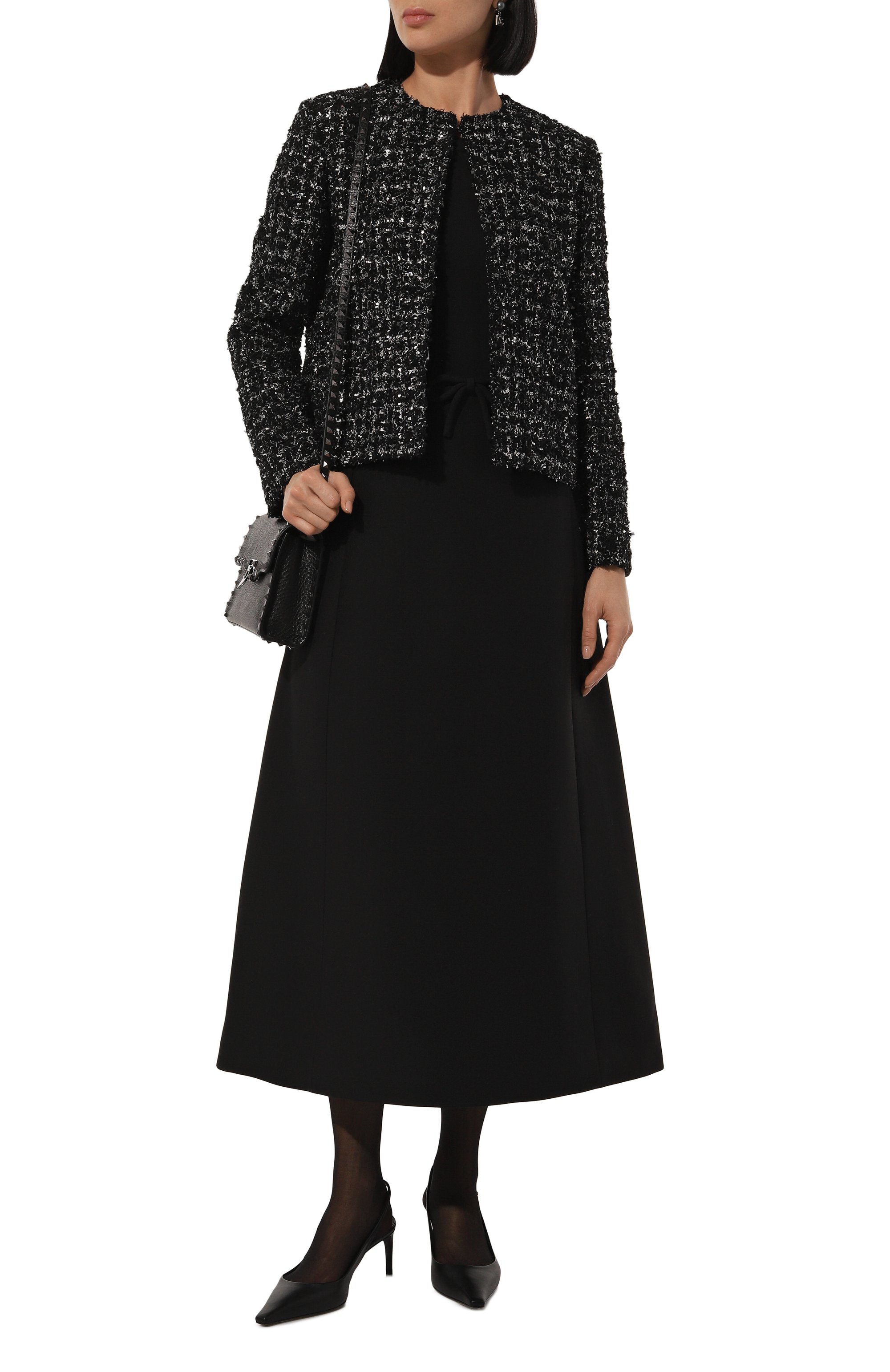 Юбка из шерсти и шелка VALENTINO, арт. 5B3RABK11CF, фото 2