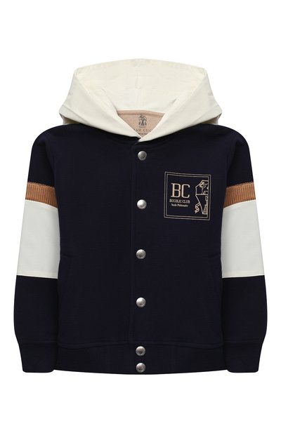Хлопковая толстовка BRUNELLO CUCINELLI, арт. BE848E141B, фото 1