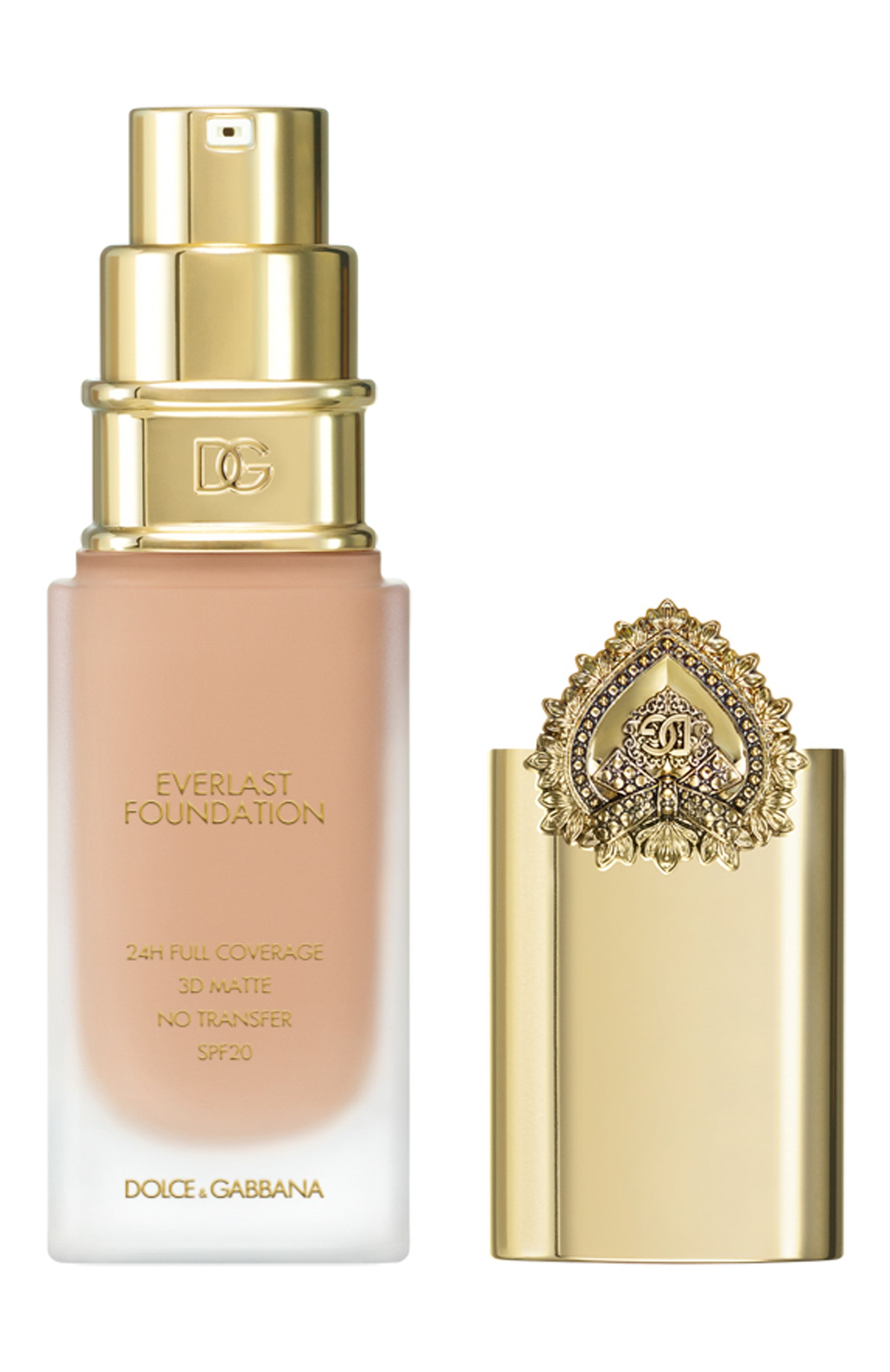 Стойкий матовый тональный крем everlast foundation spf20 pa+++, оттенок 14w light medium (27ml) DOLCE & GABBANA, арт. 8057971180660, фото 3