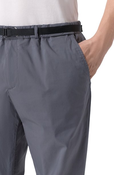 Хлопковые брюки WHITE SAND темно-серого цвета по цене 23600 руб., арт. 26SU66/311, фото 5 Хлопковые брюки WHITE SAND, арт. 26SU66/311, фото 5