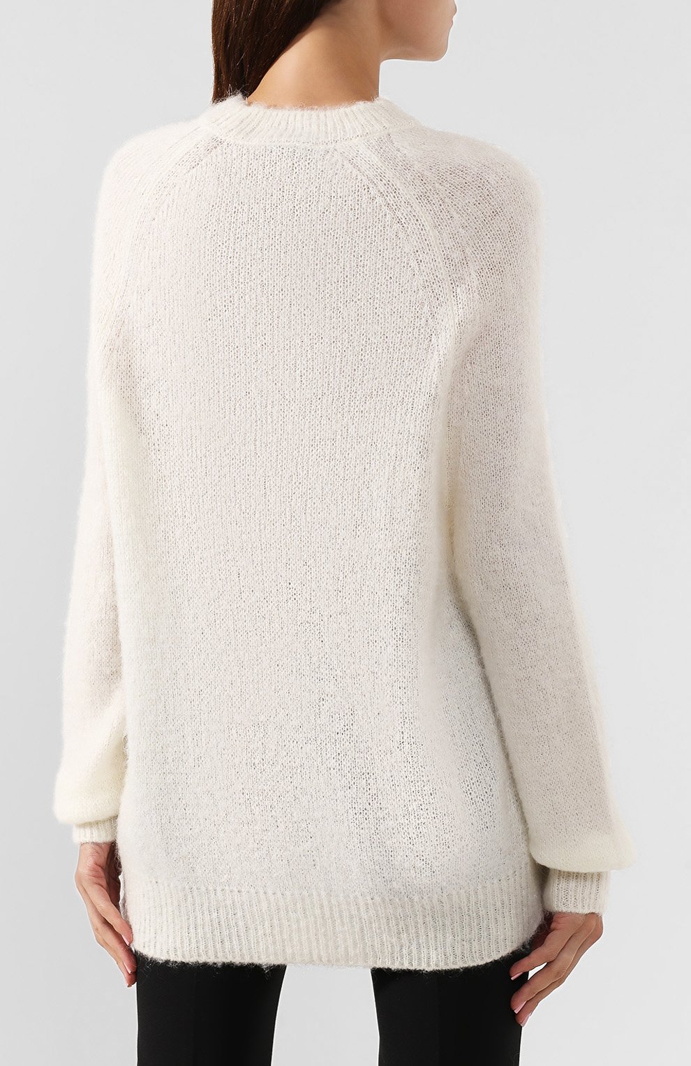Свитер MSGM белого цвета по цене 31350 руб., арт. 2741MDM129 195771, фото 4 Свитер MSGM, арт. 2741MDM129 195771, фото 4