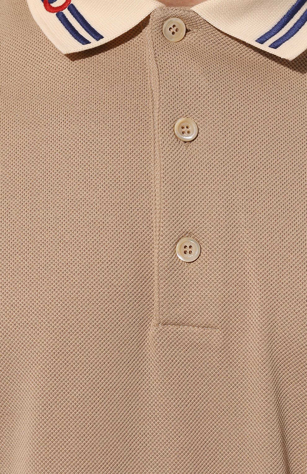 Хлопковое поло GUCCI, арт. 658067 XJDI2, фото 5