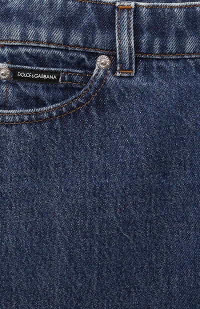 Джинсы DOLCE & GABBANA синего цвета по цене 45250 руб., арт. L42F44/LDC74, фото 3 Джинсы DOLCE & GABBANA, арт. L42F44/LDC74, фото 3