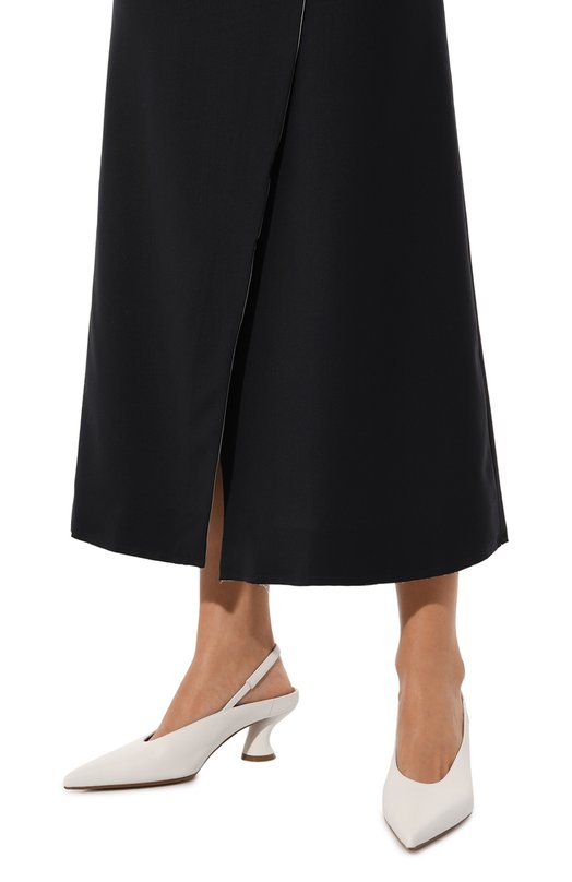 Кожаные туфли Dries Van Noten WS242-1300-H65/149 Белый  WS242-1300-H65/149 Фото 3