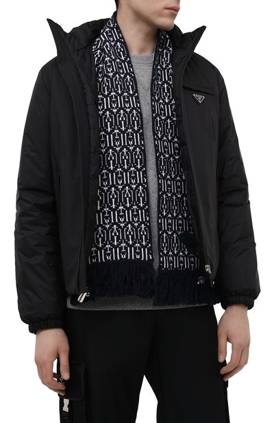 Шарф из шерсти и кашемира PRADA, арт. UMS406-1ZJ0-F057L-212, фото 3