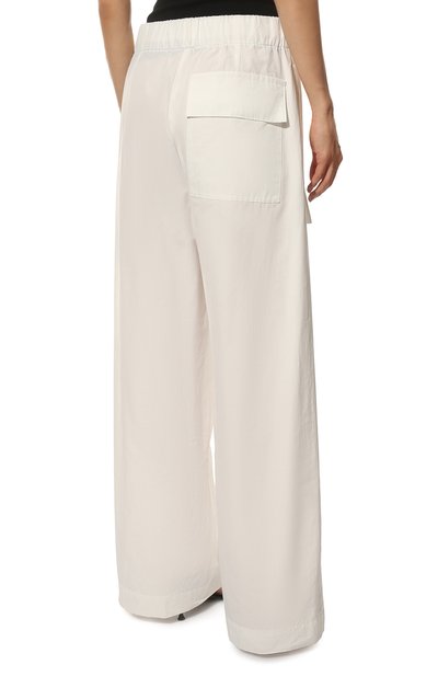 Брюки DRIES VAN NOTEN белого цвета по цене 59900 руб., арт. 221-010902-4027, фото 4 Брюки DRIES VAN NOTEN, арт. 221-010902-4027, фото 4