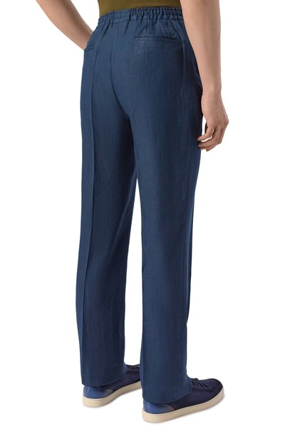 Льняные брюки KITON, арт. UPN01H09690, фото 4