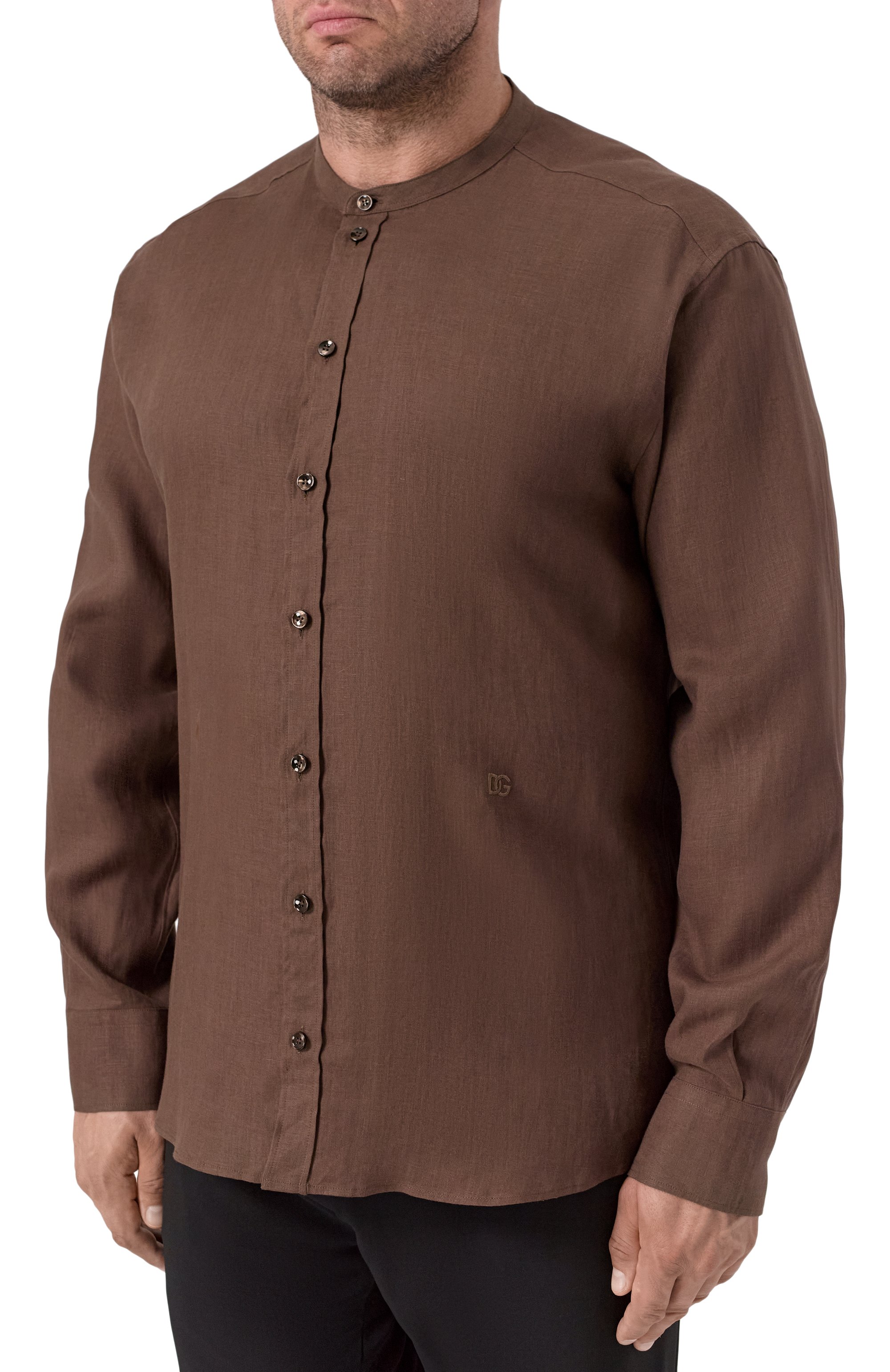 Льняная рубашка DOLCE & GABBANA, арт. G5NE0Z/FU4LG, фото 3