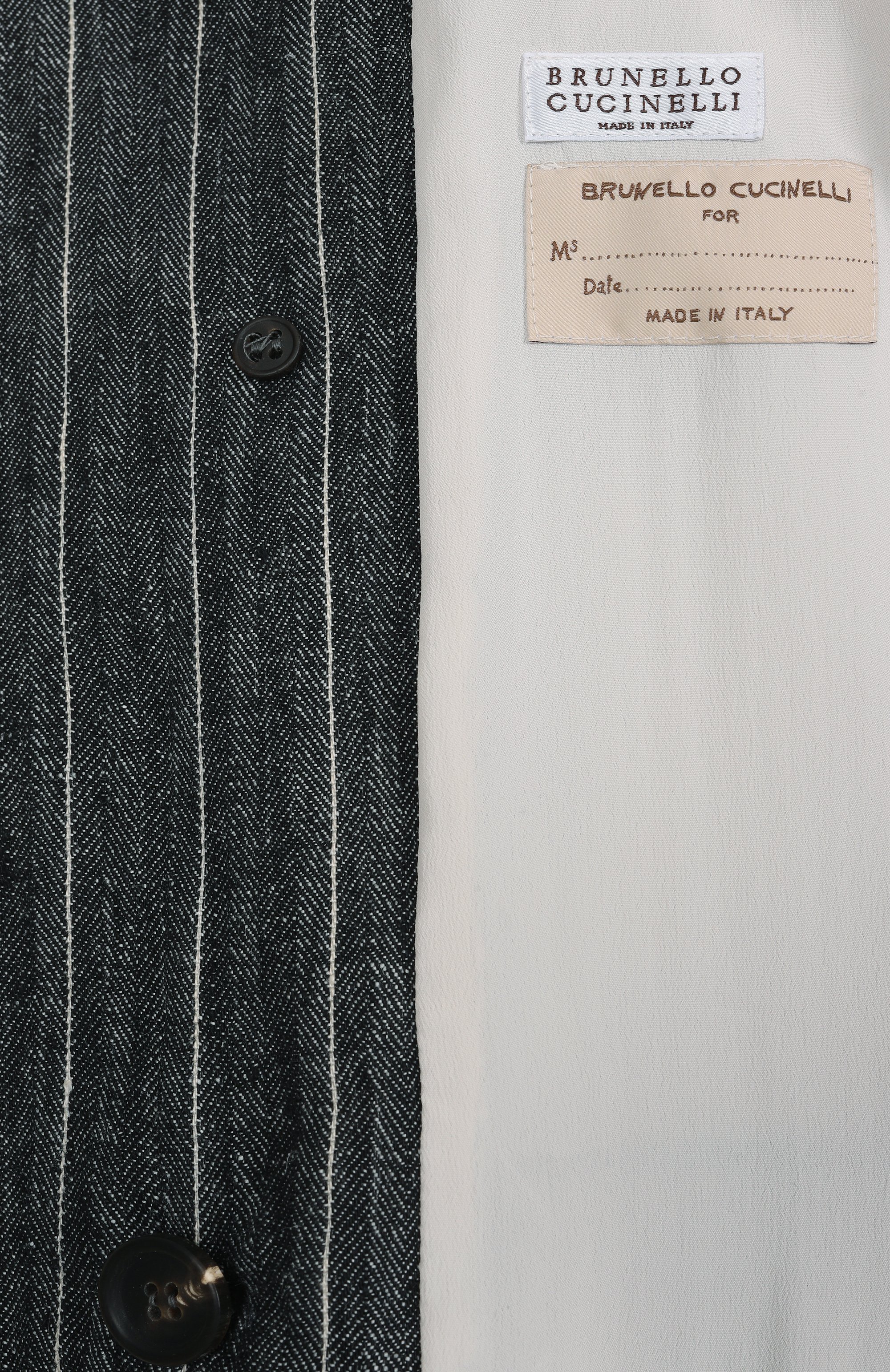 Льняной жакет BRUNELLO CUCINELLI, арт. MH5427086, фото 7