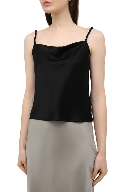 Топ NANUSHKA, арт. ABBY_BLACK_SLIP SATIN, фото 3