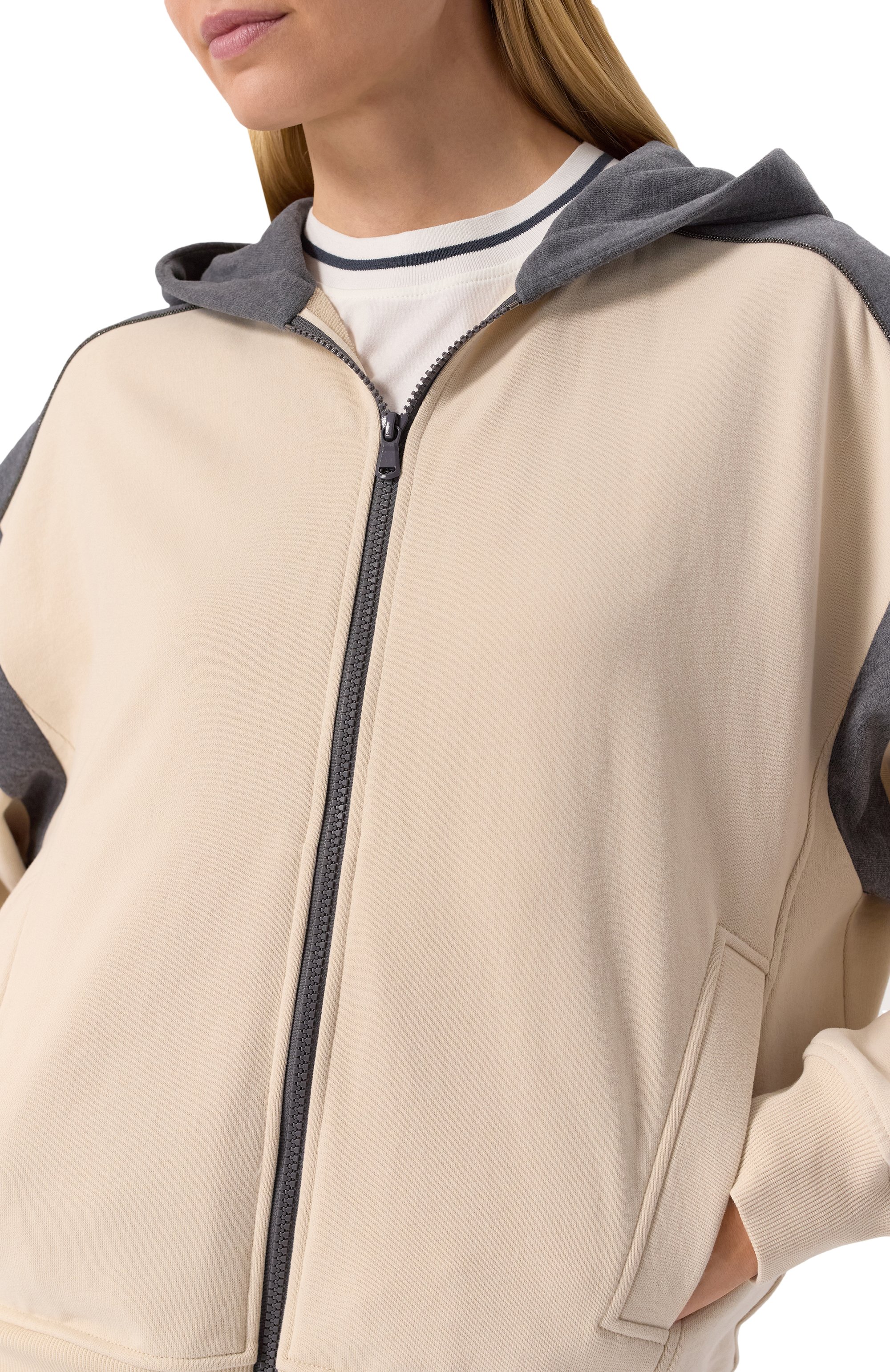 Хлопковая толстовка BRUNELLO CUCINELLI, арт. MN05NVE306, фото 5