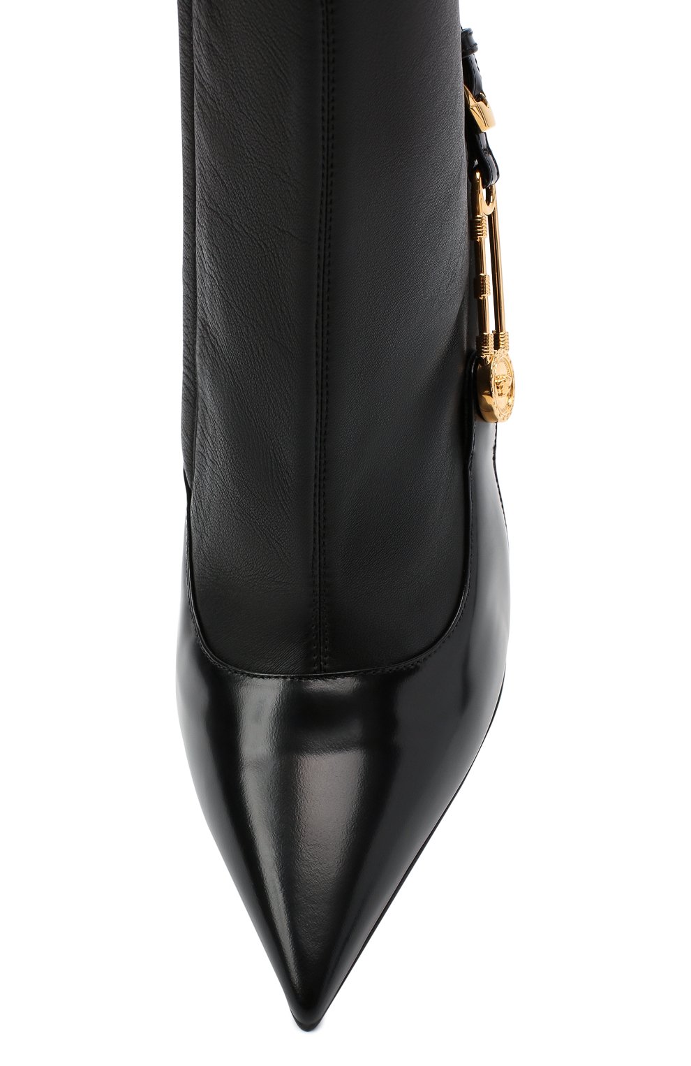 Кожаные ботильоны safety pin VERSACE, арт. DST415P/DNA28, фото 5