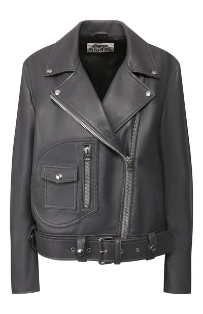 Женская кожаная куртка ACNE STUDIOS, арт. A70011/W