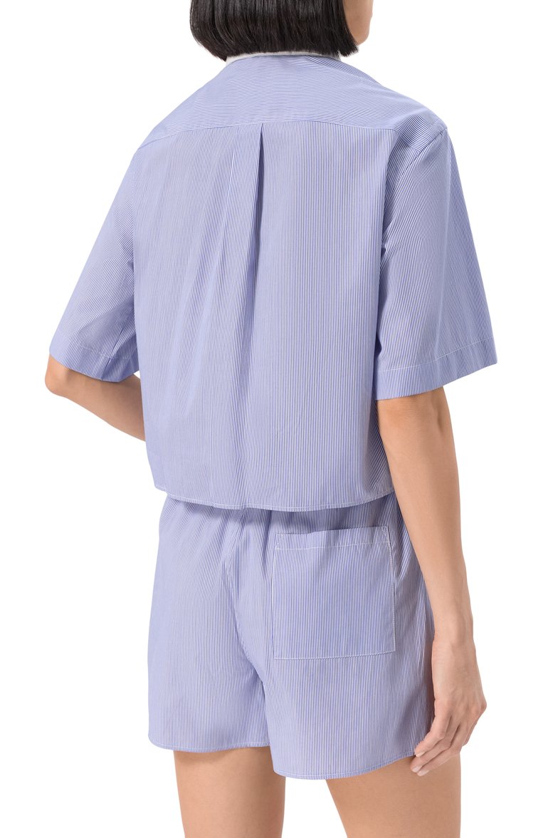 Хлопковая рубашка SPORTY AND RICH, арт. SI018606302ST02, фото 4