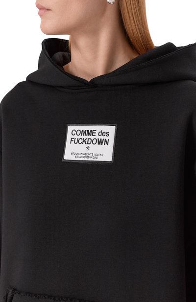 Хлопковое худи COMME DES FUCKDOWN, арт. CFABW01362, фото 5