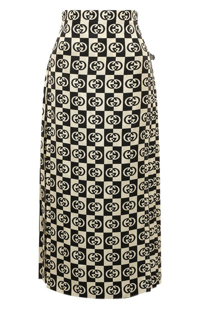 Женская шелковая юбка GUCCI, арт. 671153 Z8AVQ