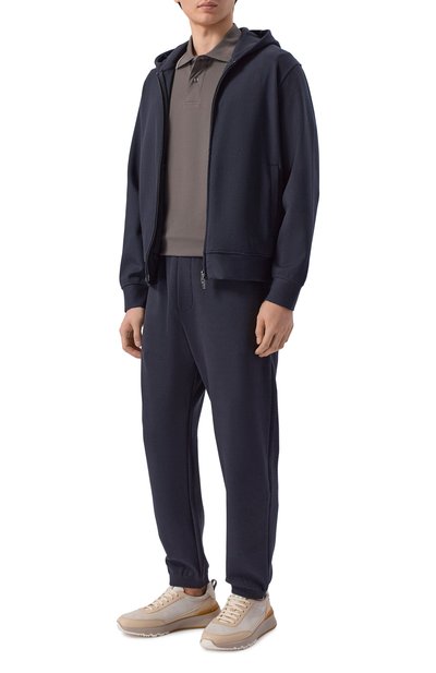 Мужской толстовка из хлопка и лиоцелла EMPORIO ARMANI, арт. EM004513/AF13700