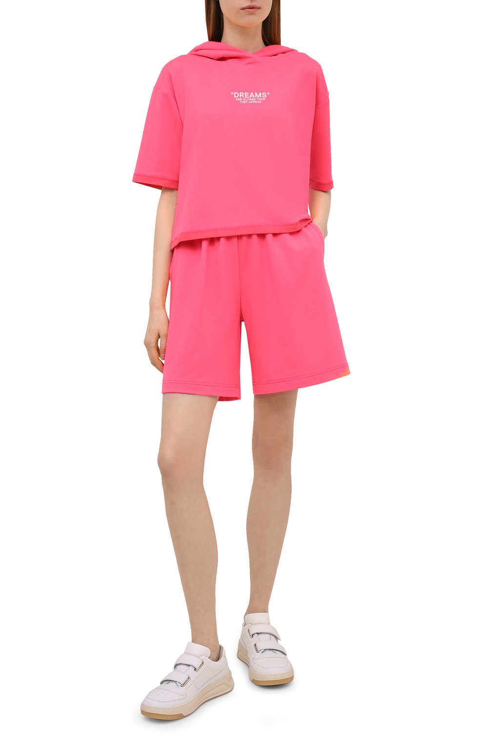 Хлопковый костюм SEVEN LAB розового цвета по цене 14700 руб., арт. HTS21-D neon pink, фото 1 Хлопковый костюм SEVEN LAB, арт. HTS21-D neon pink, фото 1