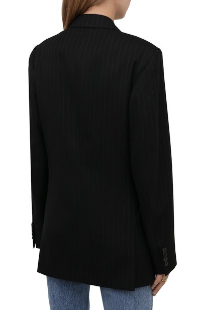 Шерстяной жакет DRIES VAN NOTEN черного цвета по цене 96050 руб., арт. 212-010428-3135, фото 4 Шерстяной жакет DRIES VAN NOTEN, арт. 212-010428-3135, фото 4