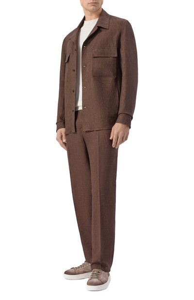 Льняная рубашка ANDREA CAMPAGNA, арт. J0HNAC/300118, фото 2