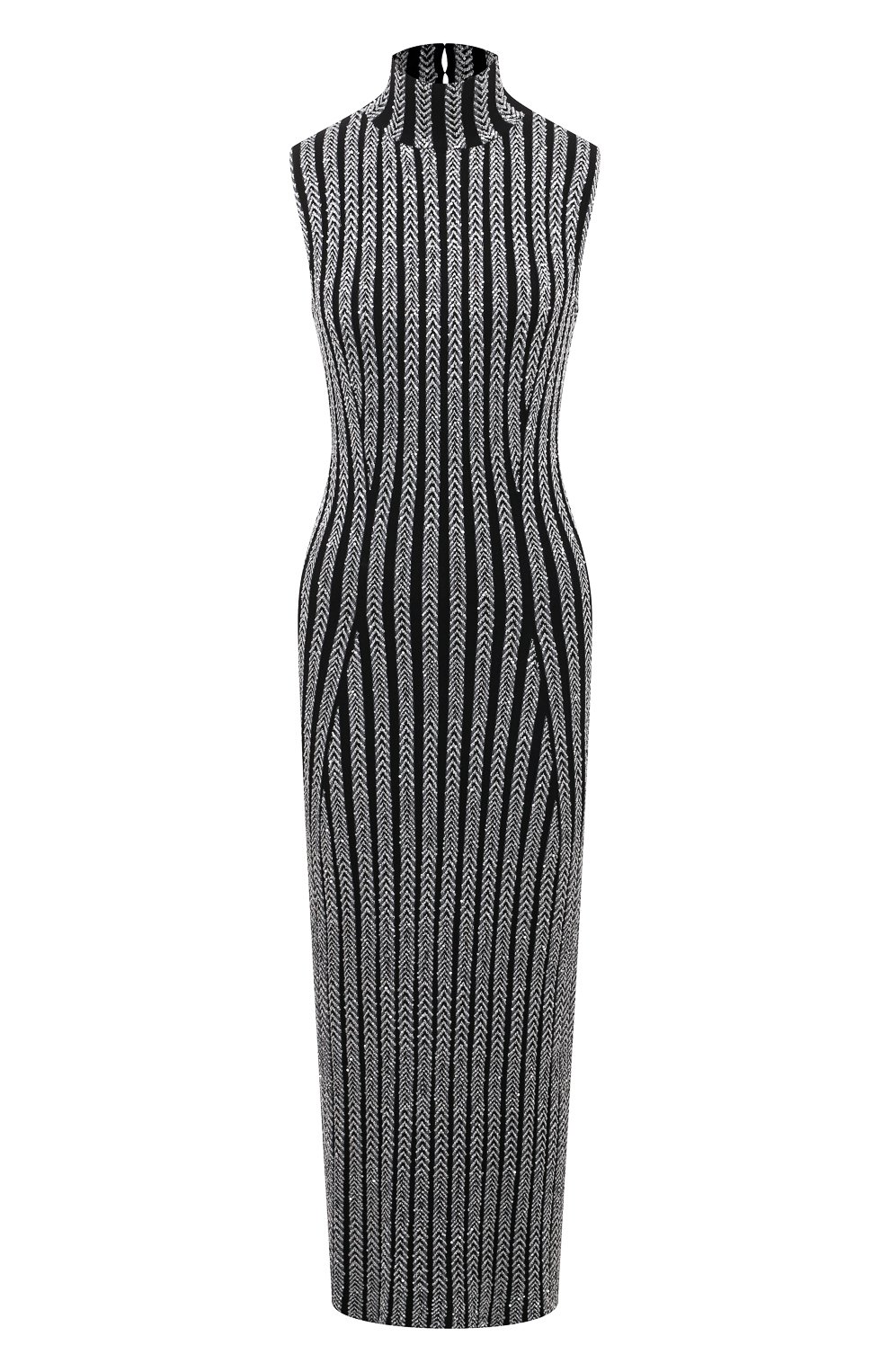 Платье с отделкой пайетками MISSONI серого цвета по цене 186500 руб., арт. DS24WG1R/BK039G, фото 1 Платье с отделкой пайетками MISSONI, арт. DS24WG1R/BK039G, фото 1