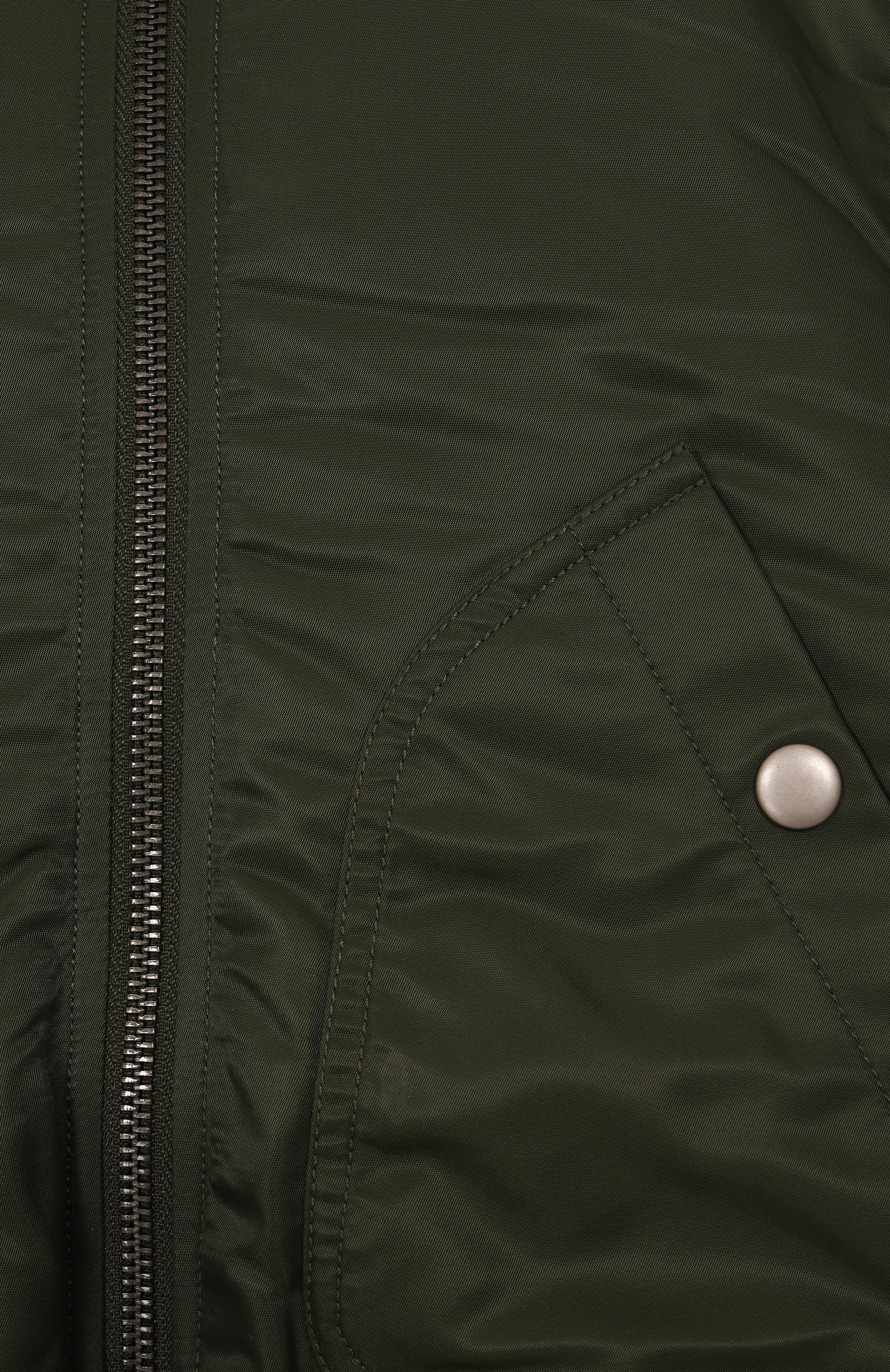 Утепленный бомбер DIESEL хаки цвета по цене 36300 руб., арт. J02398/0KAUX, фото 3 Утепленный бомбер DIESEL, арт. J02398/0KAUX, фото 3