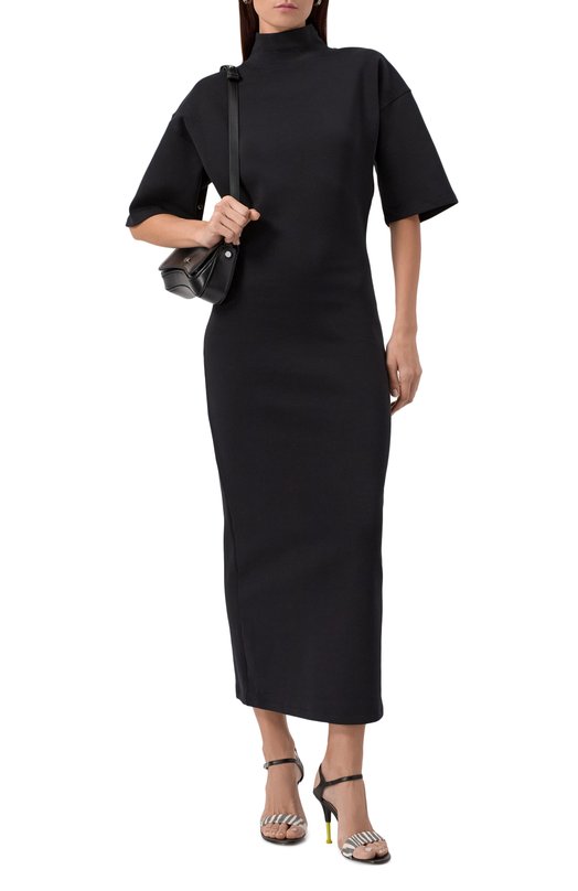Хлопковое платье Jean Paul Gaultier 25/03-W-DR016/J004 Чёрный  25/03-W-DR016/J004 Фото 2