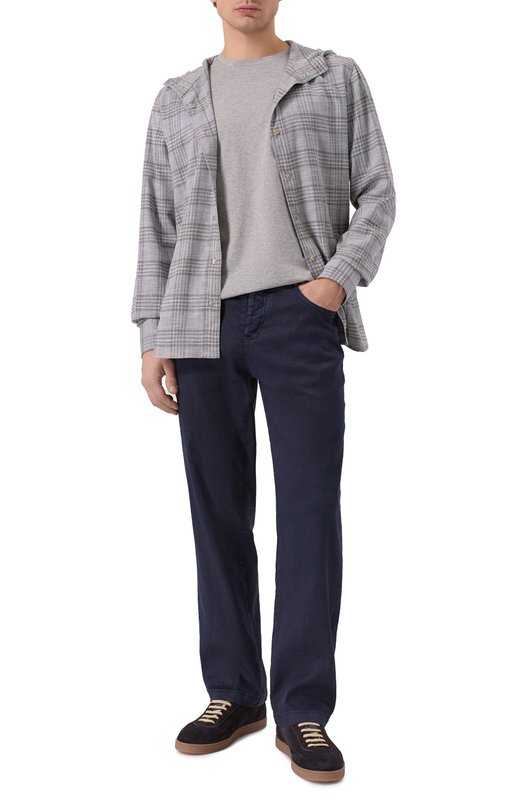 Хлопковая футболка Stefano Ricci MNH6104990/803C0 Серый  MNH6104990/803C0 Фото 2