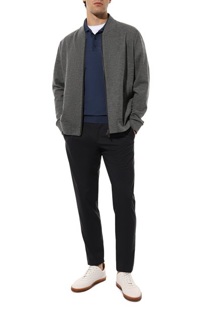 Шелковое поло SVEVO синего цвета по цене 69950 руб., арт. 3500SE23/MP35, фото 2 Шелковое поло SVEVO, арт. 3500SE23/MP35, фото 2