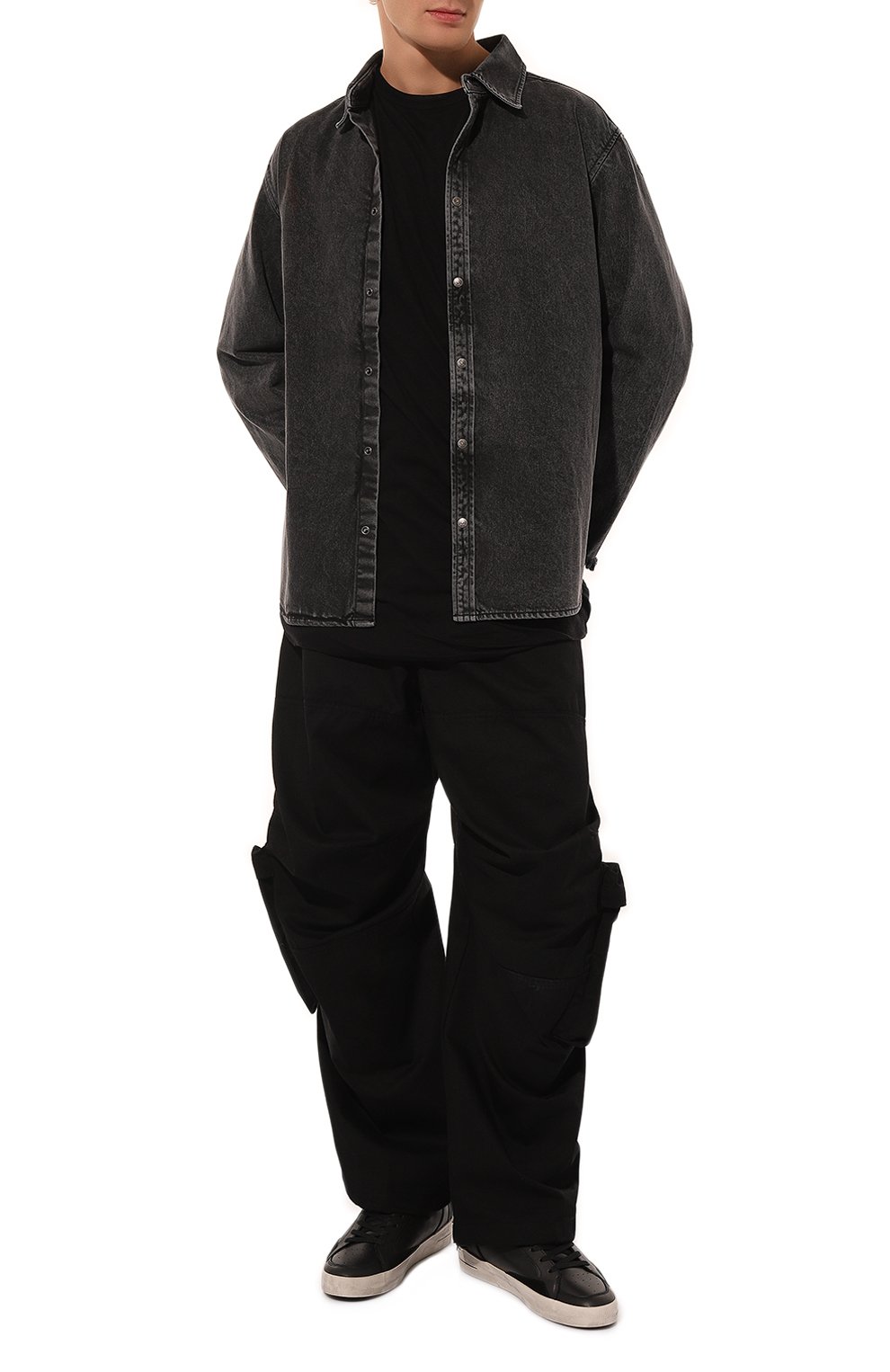 Хлопковый лонгслив RICK OWENS, арт. RU02D6258/UC, фото 2