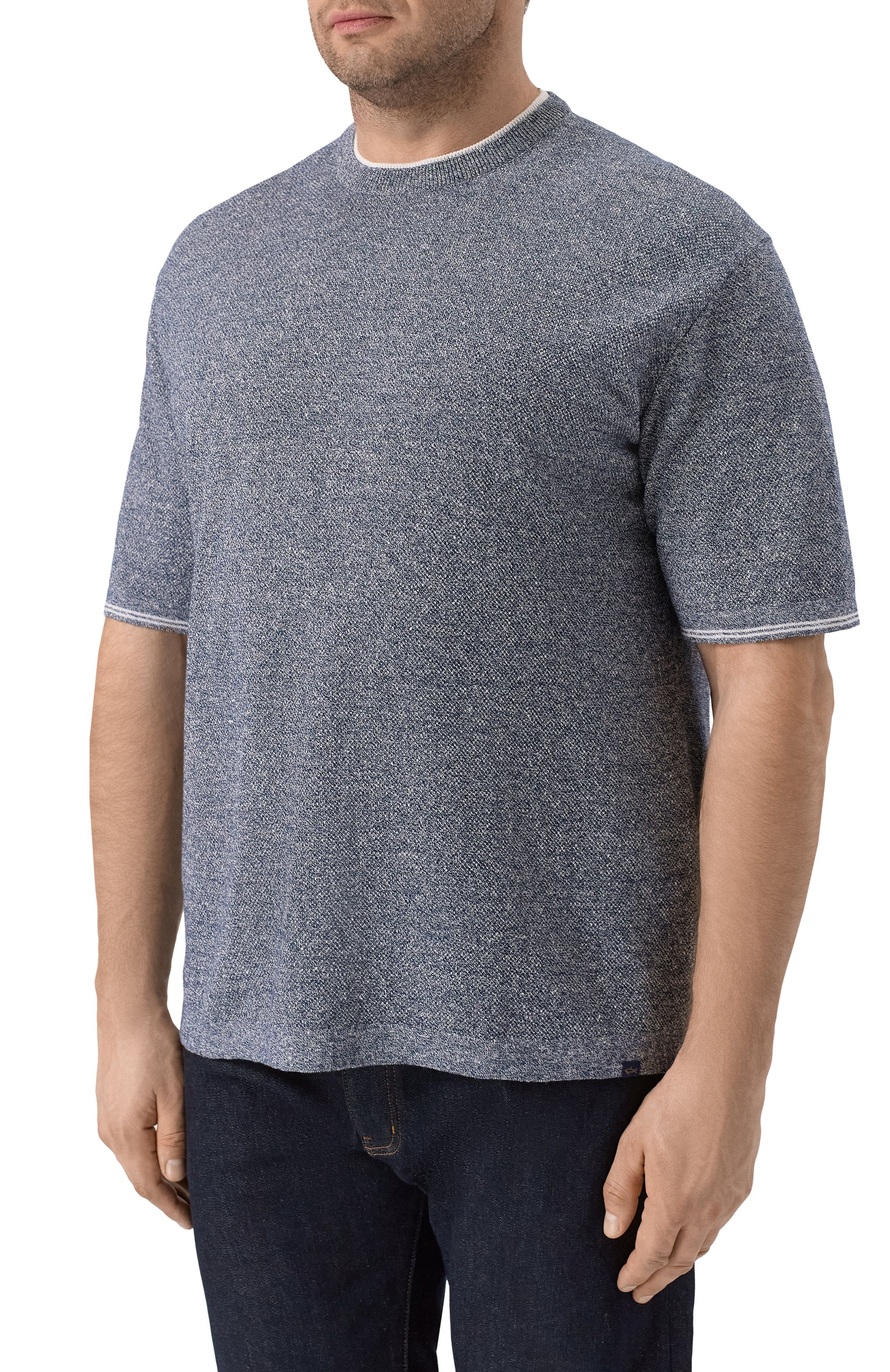 Джемпер изо льна и хлопка PAUL&SHARK, арт. 26411552_001, фото 3