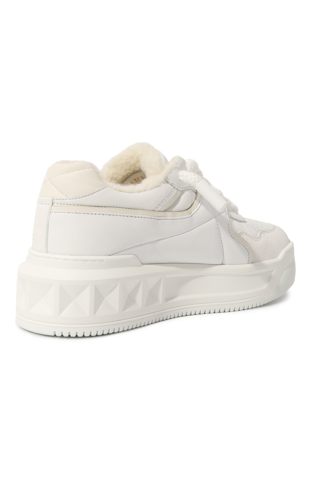 Кожаные кеды one stud VALENTINO, арт. 3W2S0FQ4TWJ, фото 5