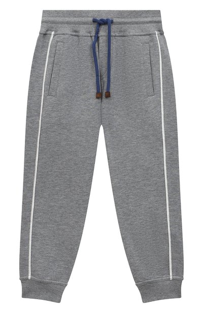 Хлопковые джоггеры BRUNELLO CUCINELLI, арт. B0T35E335A, фото 1