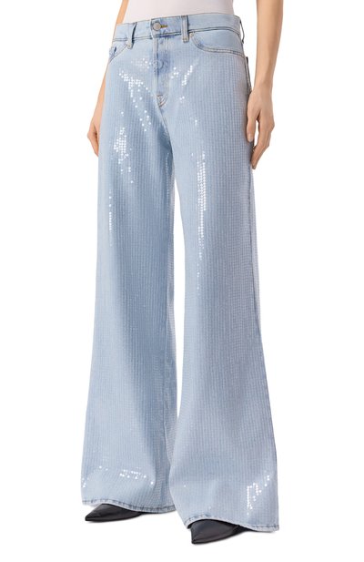 Джинсы с отделкой пайетками lotta 7 FOR ALL MANKIND, арт. 7UG2PC10-1ZX, фото 3