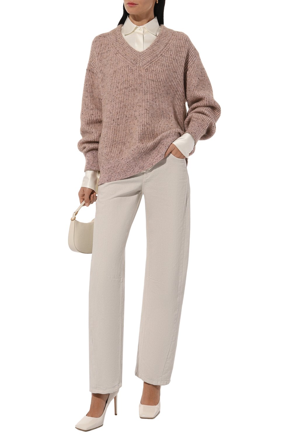 Атласная блузка BRUNELLO CUCINELLI, арт. MPC59NR516, фото 2