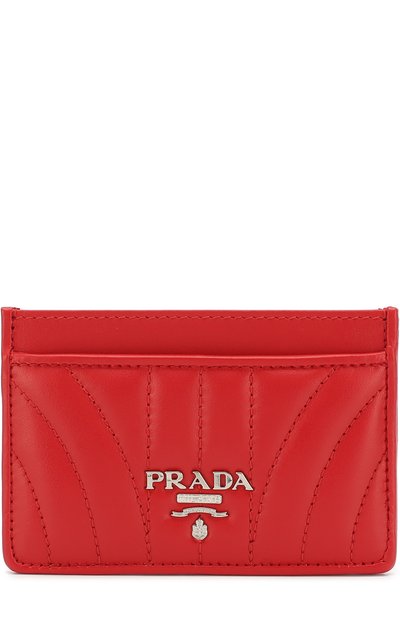 Кожаный кардхолдер с логотипом бренда PRADA, арт. 1MC208-2D91-F0011, фото 1