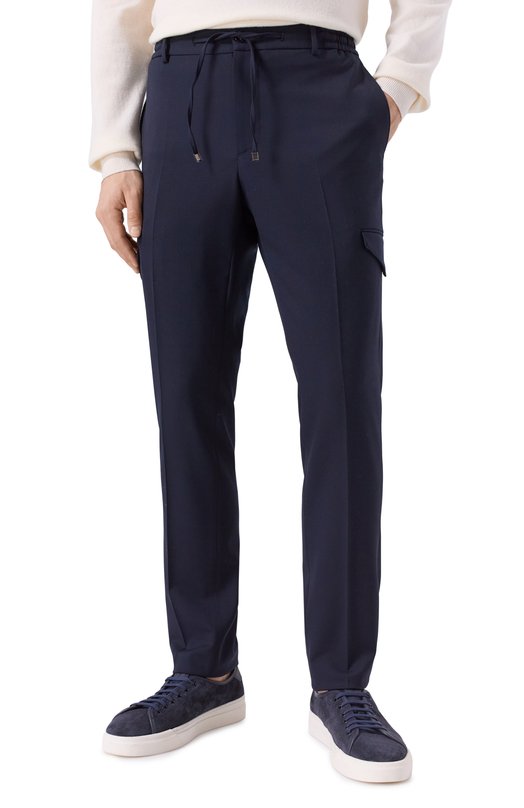 Шерстяные брюки Berwich SUB25/FA1251X Синий  SUB25/FA1251X Фото 3