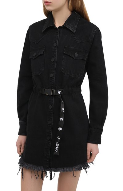 Джинсовое платье OFF-WHITE, арт. 0WYM004E20DEN0011055, фото 3