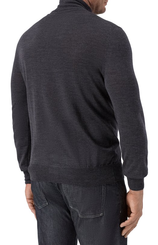 Шерстяной кардиган Canali C0022/MK01149/58-62 Серый  C0022/MK01149/58-62 Фото 4