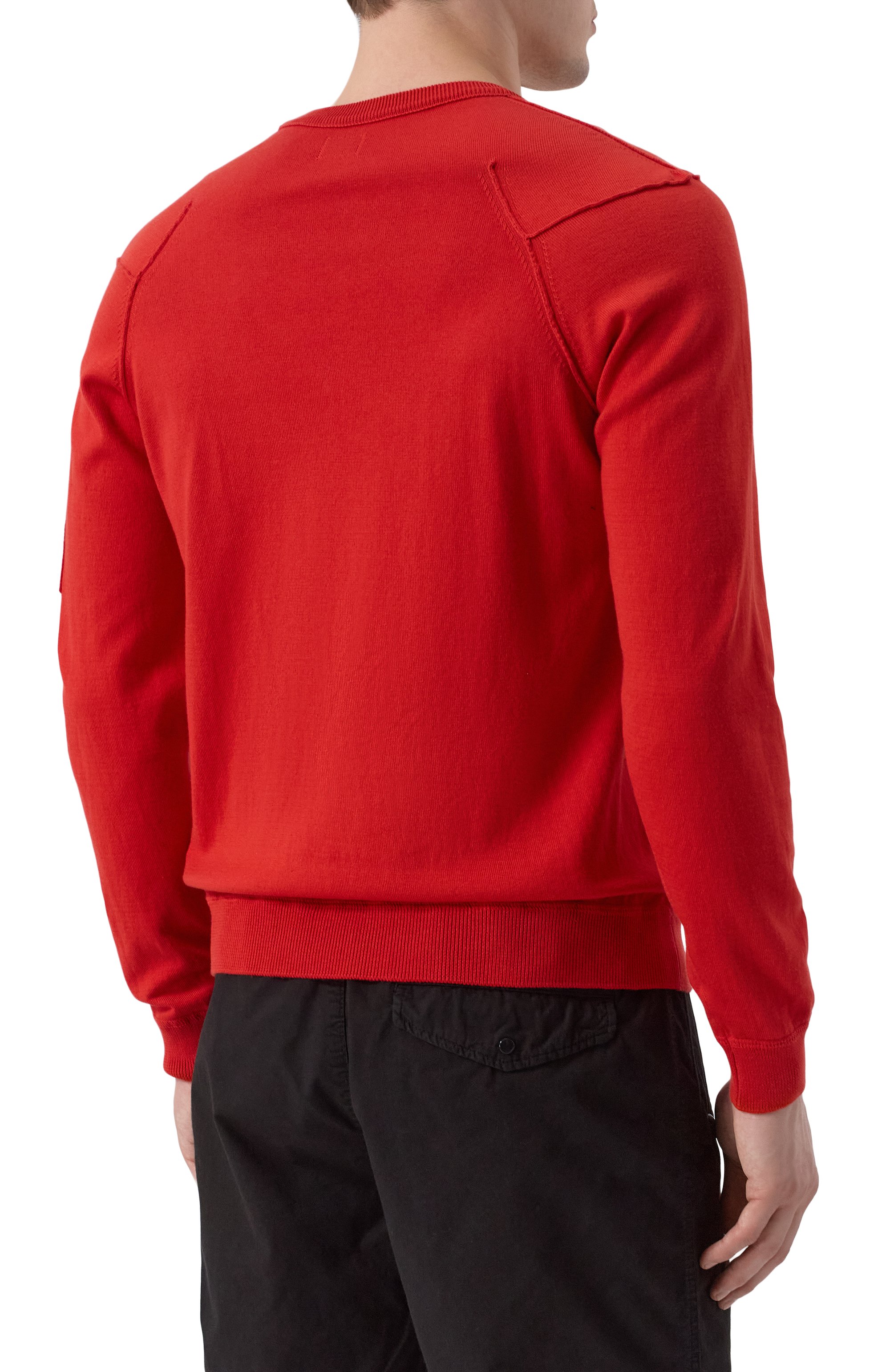 Хлопковый джемпер C.P. COMPANY, арт. 18CMKN026A004037A, фото 4