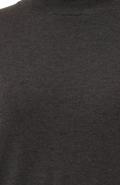 Водолазка из шелка и шерсти WEEKEND MAX MARA серого цвета по цене 25600 руб., арт. KIKU, фото 5 Водолазка из шелка и шерсти WEEKEND MAX MARA, арт. KIKU, фото 5