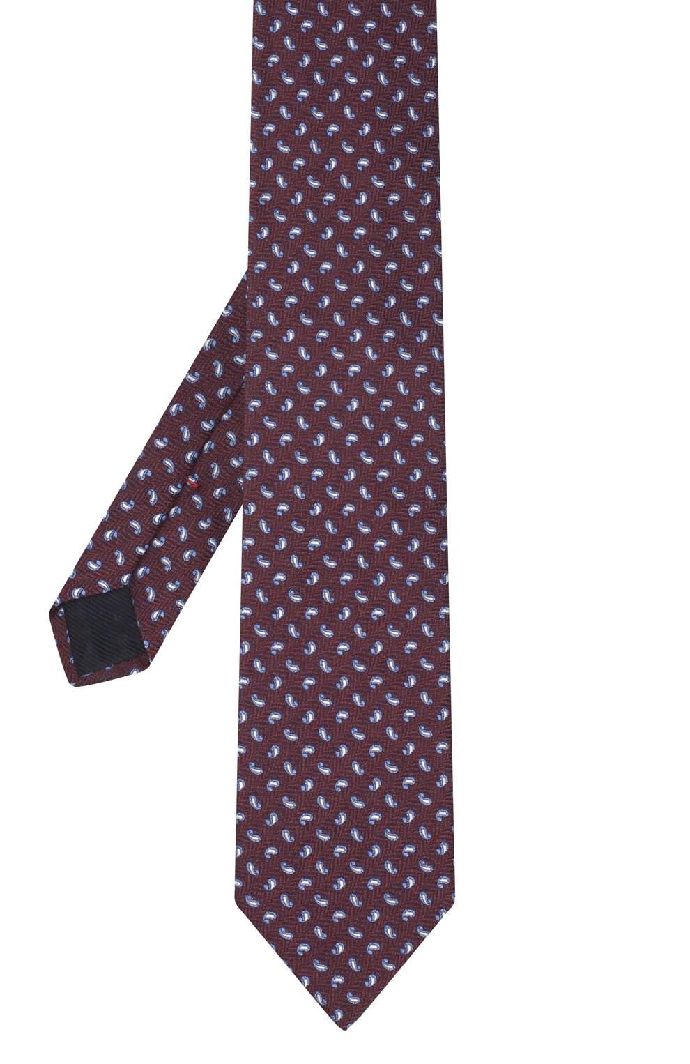 Шелковый галстук CORNELIANI бордового цвета по цене 12150 руб., арт. 86U302-0820317/00, фото 2 Шелковый галстук CORNELIANI, арт. 86U302-0820317/00, фото 2