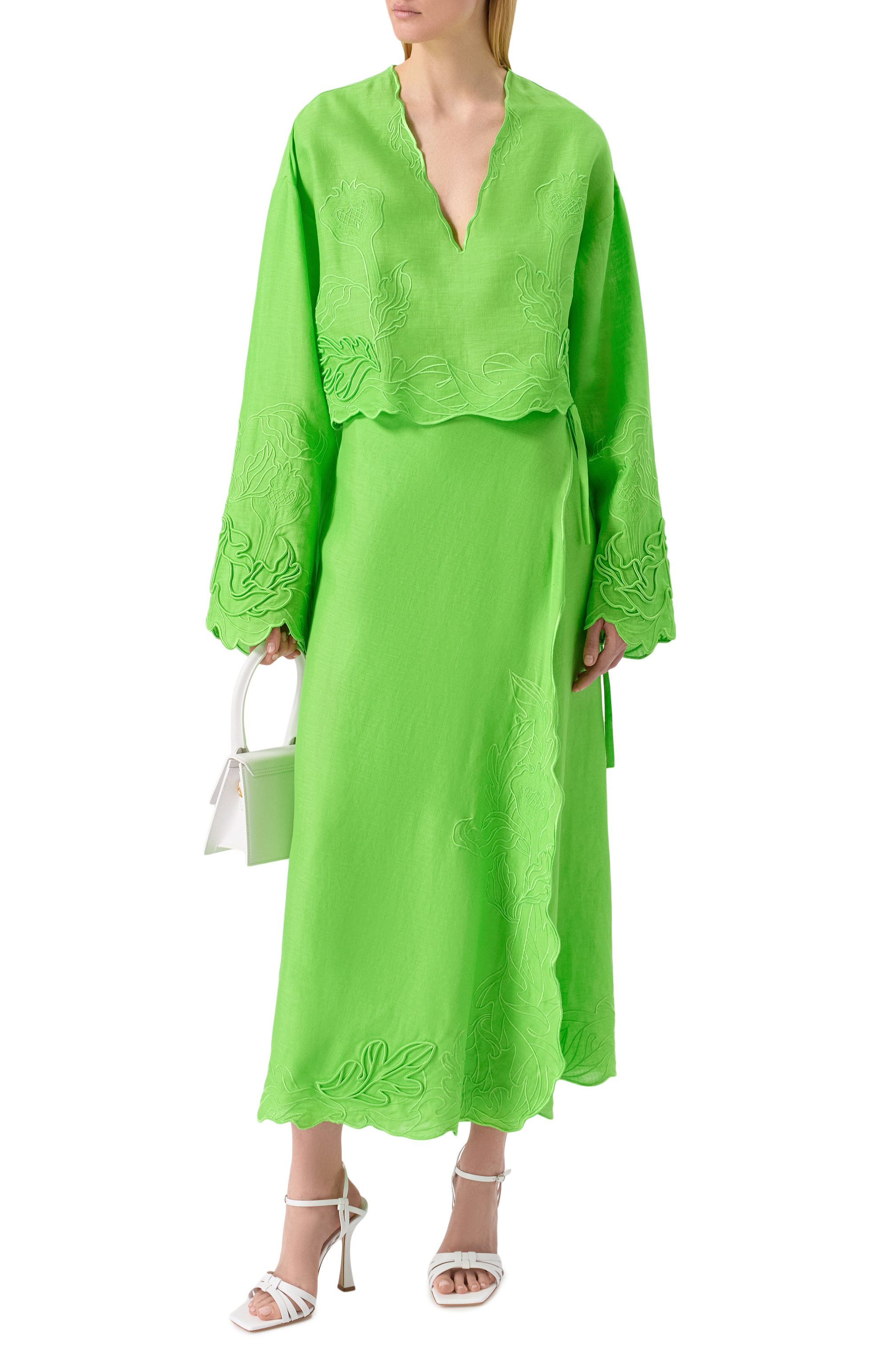 Льняной топ AKHMADULLINA, арт. 1125.2BL604/L517, фото 2