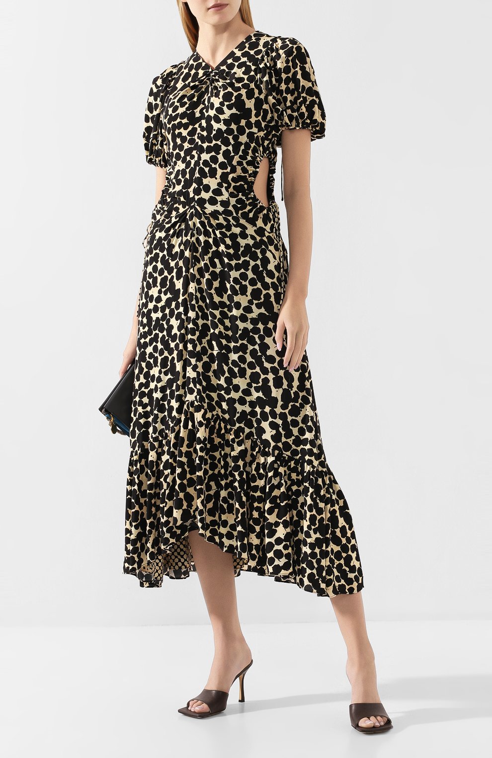 Платье с принтом PROENZA SCHOULER желтого цвета по цене 69750 руб., арт. R1933000-BYP137, фото 2 Платье с принтом PROENZA SCHOULER, арт. R1933000-BYP137, фото 2
