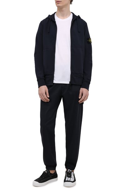 Джоггеры из хлопка и шерсти STONE ISLAND, арт. 7415317F2, фото 2